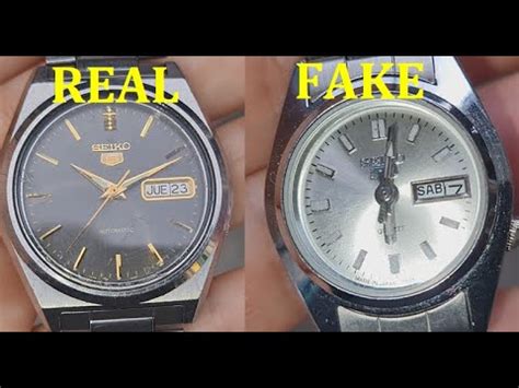 how to identify a fake seiko watch|authentic seiko 5 automatic watch.